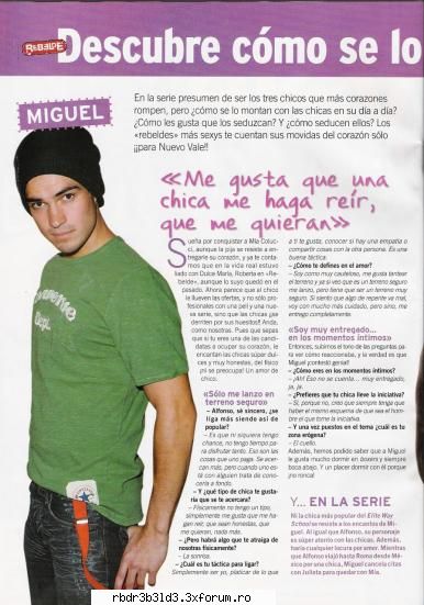 Scannuri reviste - i_luv_rebelde - Alfonso